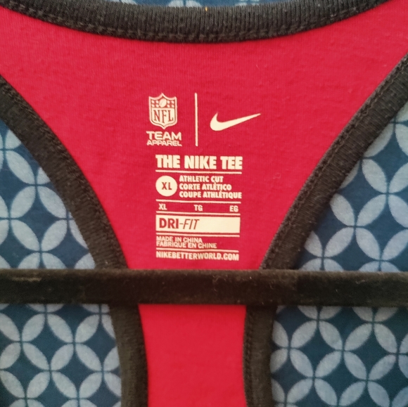 NFL Team Apparel - Women's red and grey Arizona Cardinals tank top. Size - XL - Picture 4 of 7